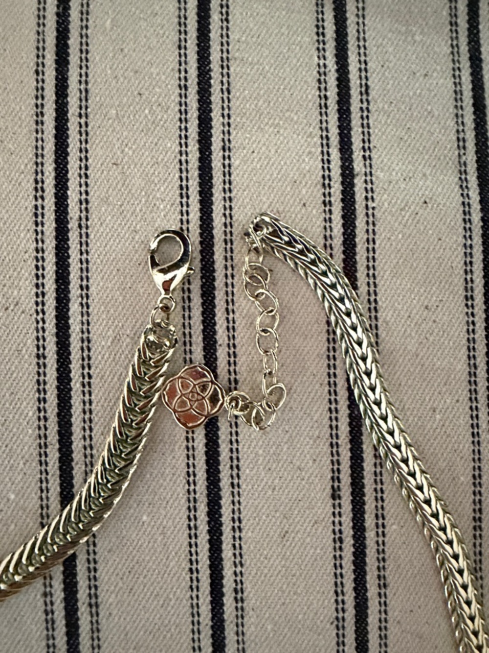 Kendra Scott Melissa Bib Necklace with Gray and Opalescent Stones, showstopper! - Picture 2 of 5
